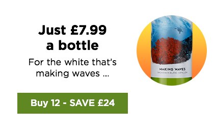 Just £7.99 a bottle for the white that's making waves ...