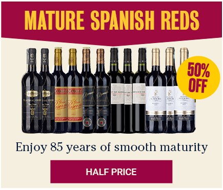 Mature spanish reds Enjoy 85 years of smooth maturity - HALF PRICE - 50% OFF
