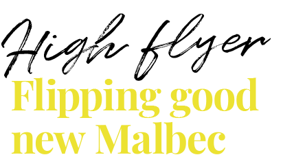HIGH FLYER FLIPPING GOOD NEW MALBEC