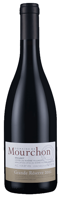 Domaine de Mourchon Séguret Grand Réserve Côtes du Rhône Villages Organic Domaine de Mourchon Séguret Grand Réserve Côtes du Rhône Villages Organic