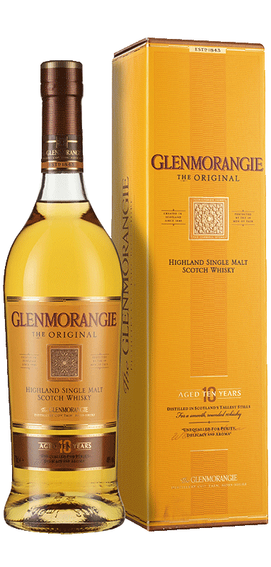 EMPTY Glenmorangie 10 Single Malt Whisky Bottle and Box Scotch collectors 