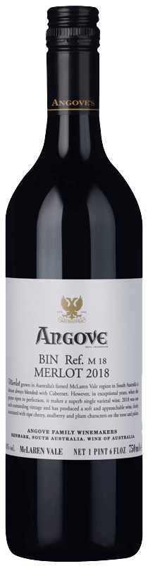 Angove Merlot 2018 Angove Merlot 2018