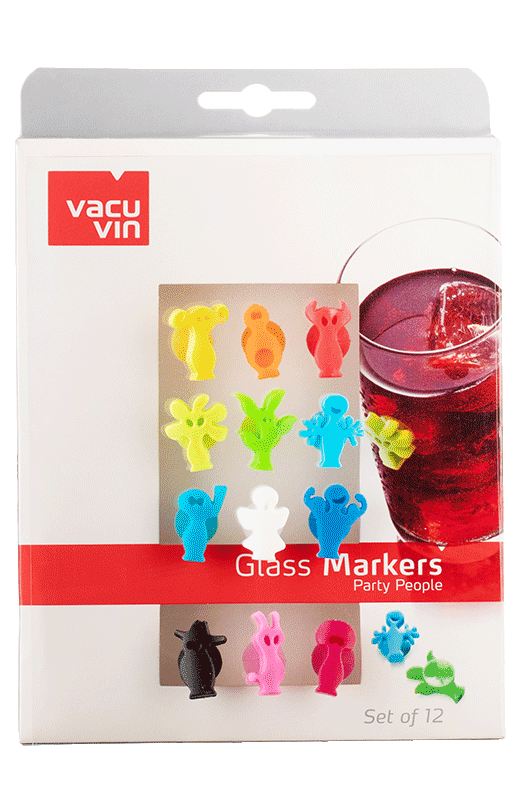 Vacu Vin Glass Markers Party People Vacu Vin Glass Markers Party People
