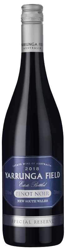 Yarrunga Field Special Reserve Pinot Noir 2018 Yarrunga Field Special Reserve Pinot Noir 2018