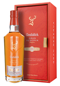 Glenfiddich 21-year-old Gran Reserva Single Malt Scotch Whisky (70cl in gift box NV