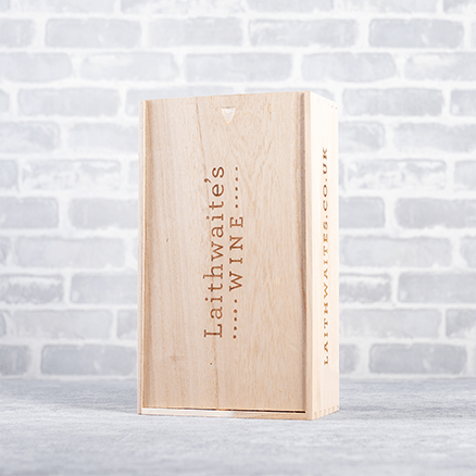 2 bottle Laithwaite's Wine box (wood)