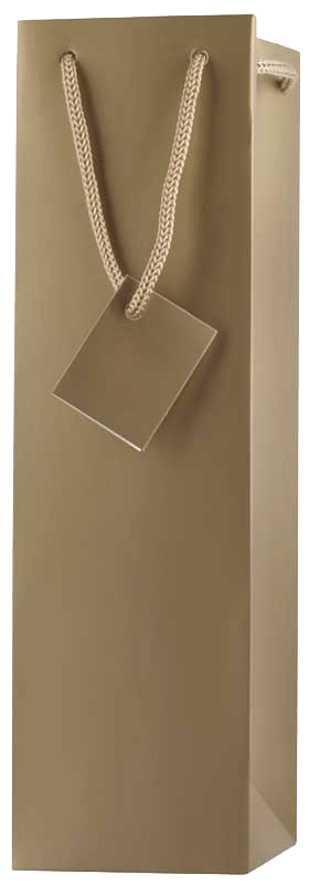 Gold Single Bottle Wine Bag Gold Single Bottle Wine Bag