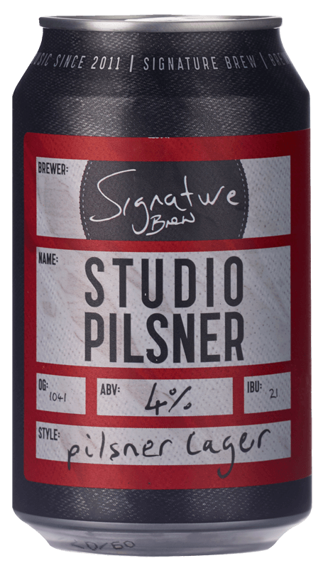 Signature Brewery Studio Pilsner (33cl can) 