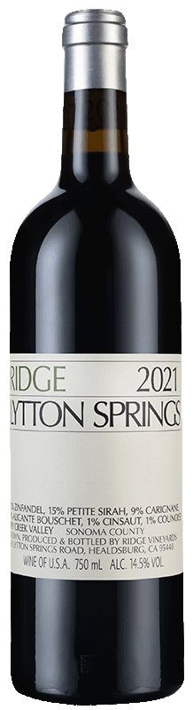 Ridge Lytton Springs Ridge Lytton Springs