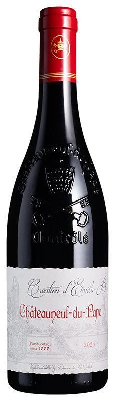 Création d'Émilie B Châteauneuf-du-Pape 2024 Création d'Émilie B Châteauneuf-du-Pape 2024