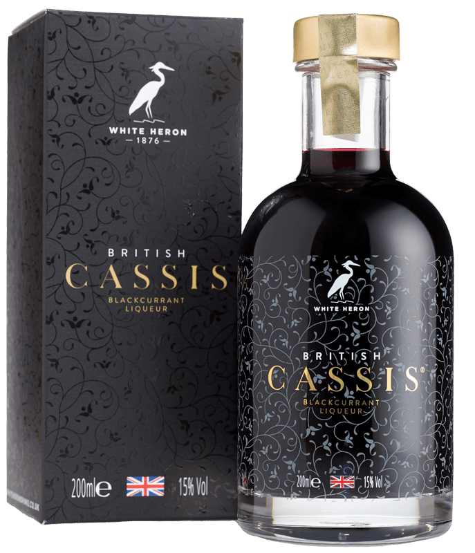 White Heron British Cassis Blackcurrant Liqueur (20cl in gift box) White Heron British Cassis Blackcurrant Liqueur (20cl in gift box)