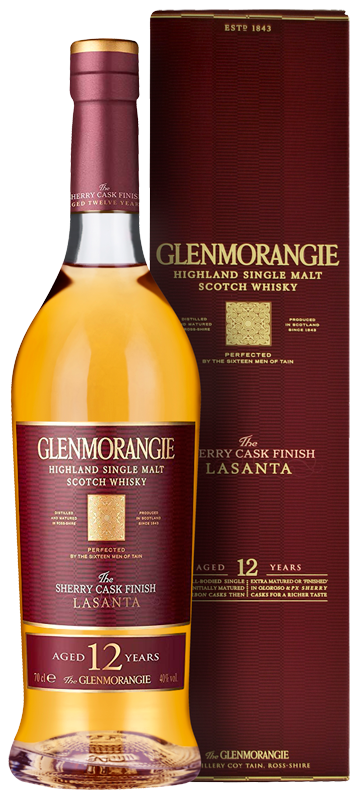 Glenmorangie Lasanta 12-year-old Scotch Whisky (70cl in gift box) NV