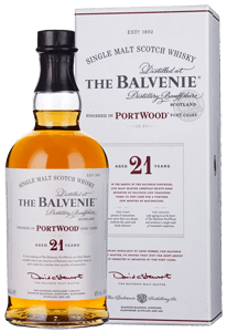 Balvenie 21-Year-Old PortWood Finish Single Malt Scotch Whisky (70cl) NV