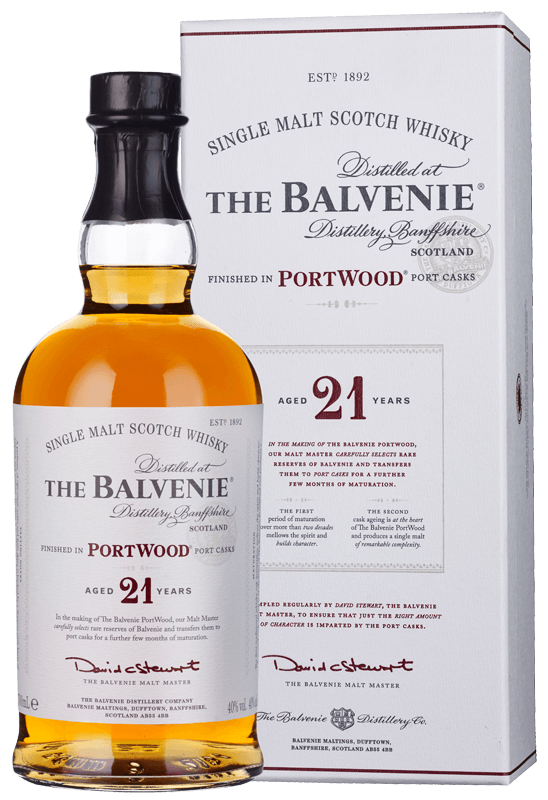 Balvenie 21-Year-Old PortWood Finish Single Malt Scotch Whisky (70cl) Balvenie 21-Year-Old PortWood Finish Single Malt Scotch Whisky (70cl)