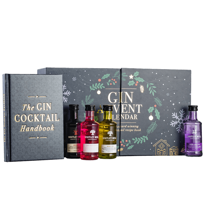 Gin Advent Calendar with Cocktail Book Gin Advent Calendar with Cocktail Book