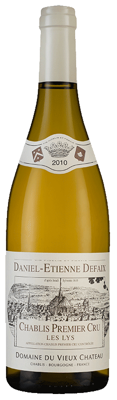 Domaine Defaix Chablis 1er Cru Les Lys 2010 Domaine Defaix Chablis 1er Cru Les Lys 2010