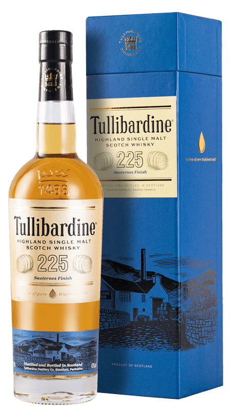 Tullibardine 225 Sauternes Cask Finish Single Malt Whisky NV Tullibardine 225 Sauternes Cask Finish Single Malt Whisky NV