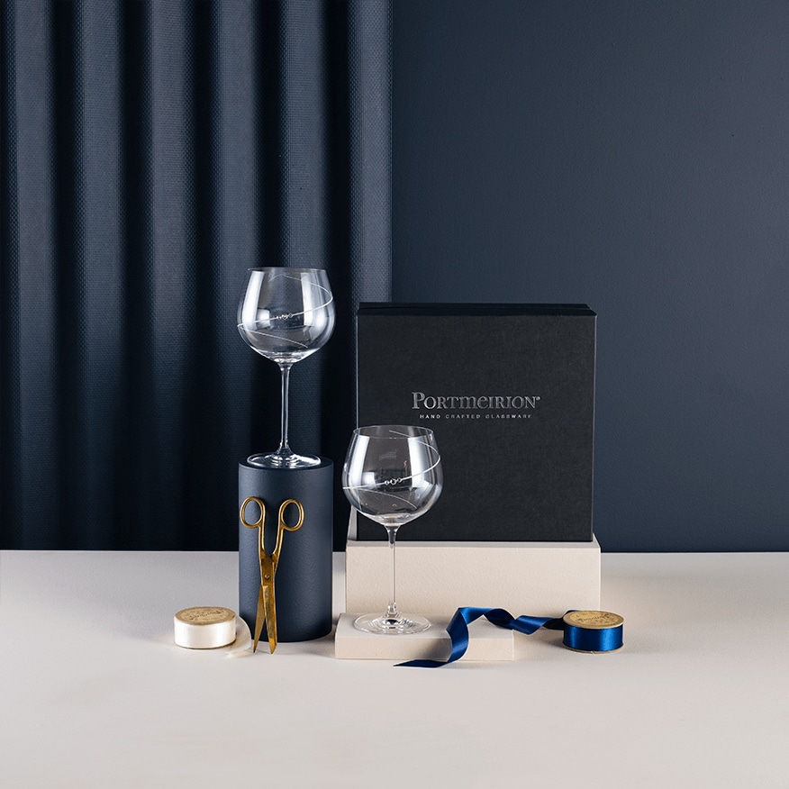 Portmeirion Auris Swarovski Gin Glass Set 