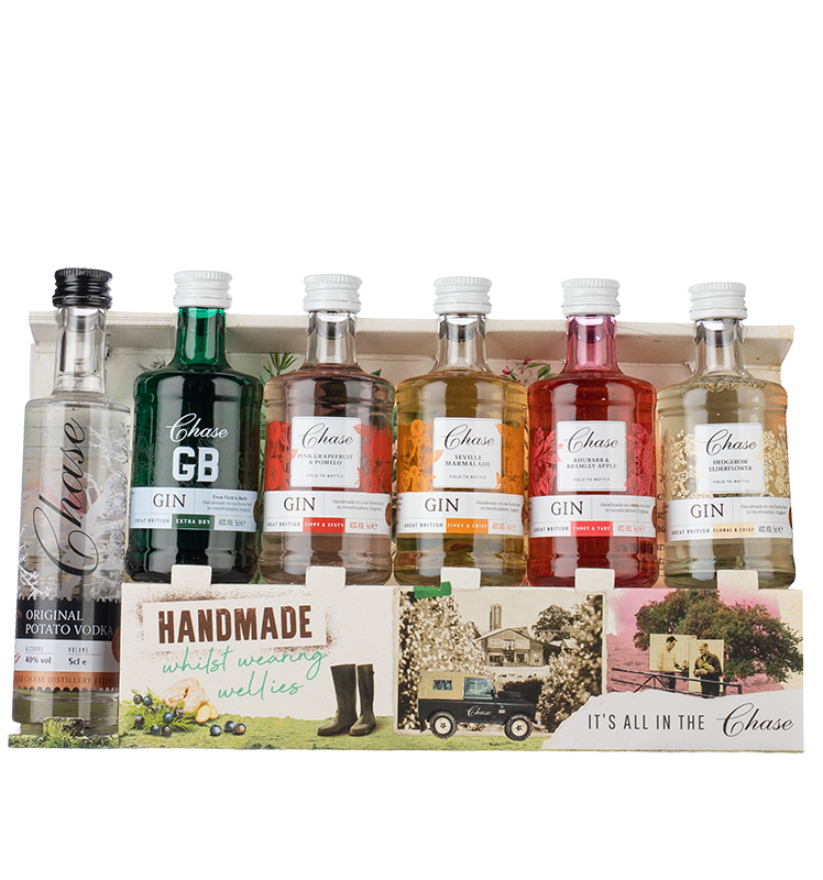 Chase Gin & Vodka Tasting Pack (6x5cl) Chase Gin & Vodka Tasting Pack (6x5cl)