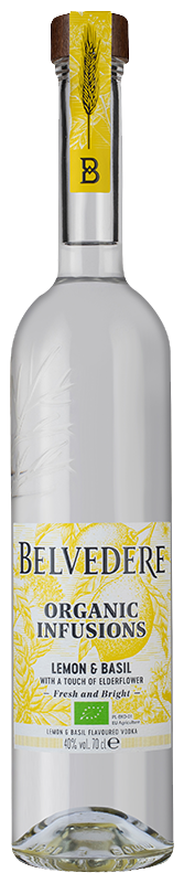 Belvedere Organic Infusions Lemon & Basil Vodka (70cl) NV Belvedere Organic Infusions Lemon & Basil Vodka (70cl) NV