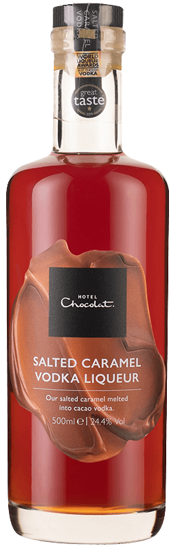 Hotel Chocolat Salted Caramel Cacao Vodka Liqueur (50cl) Hotel Chocolat Salted Caramel Cacao Vodka Liqueur (50cl)