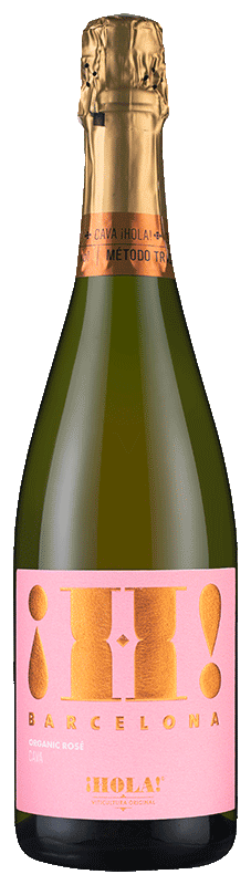 ¡H! Barcelona Hola Organic Cava Brut Rosé ¡H! Barcelona Hola Organic Cava Brut Rosé