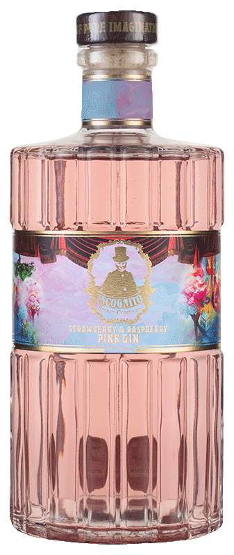 Incognito Strawberry & Raspberry Pink Gin (70cl) NV Incognito Strawberry & Raspberry Pink Gin (70cl) NV