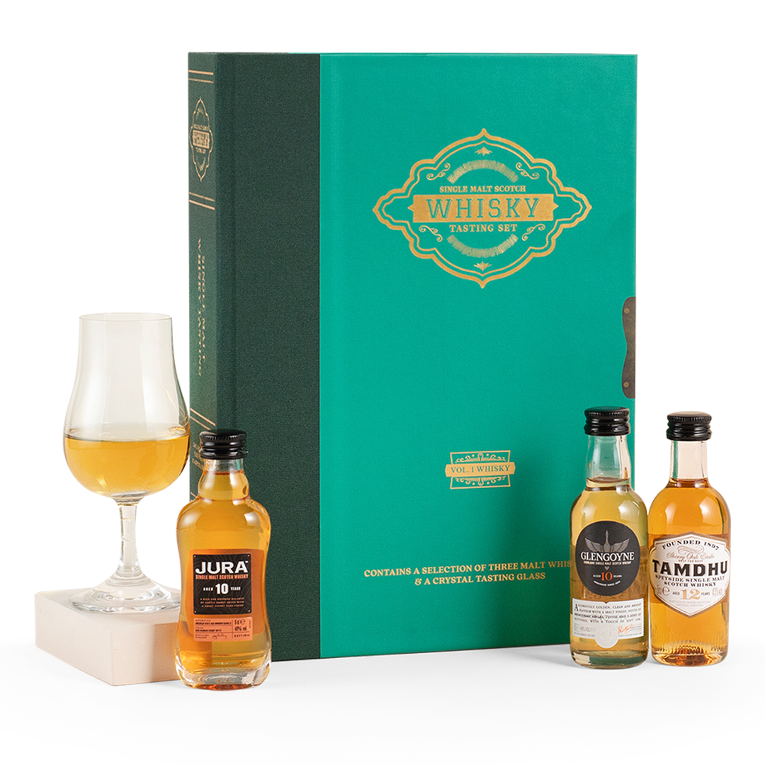 Whisky Tasting Book & Glass (3x5cl)