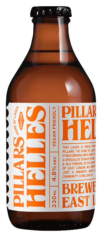 Pillars Brewery Helles Lager (330ml Bottle)