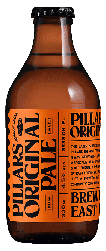 Pillars Brewery Original Pale Lager (330ml Bottle)