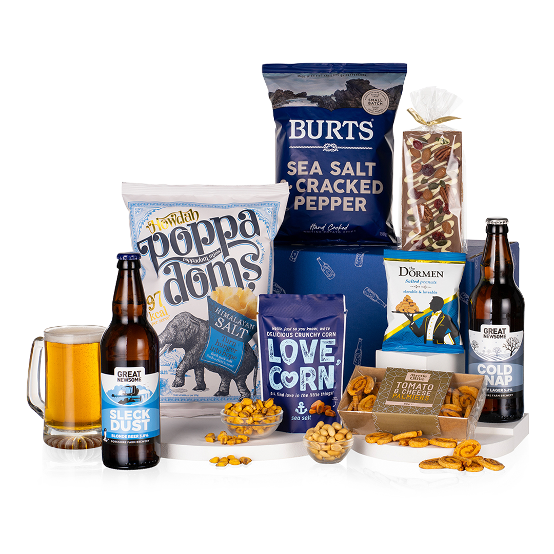 Beer & Snacks Hamper - Delivery from 30-Sep Beer & Snacks Hamper - Delivery from 30-Sep