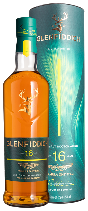 Glenfiddich Aston Martin F1 Edition No. 2 16-Year-Old Single Malt Whisky 70cl Glenfiddich Aston Martin F1 Edition No. 2 16-Year-Old Single Malt Whisky 70cl