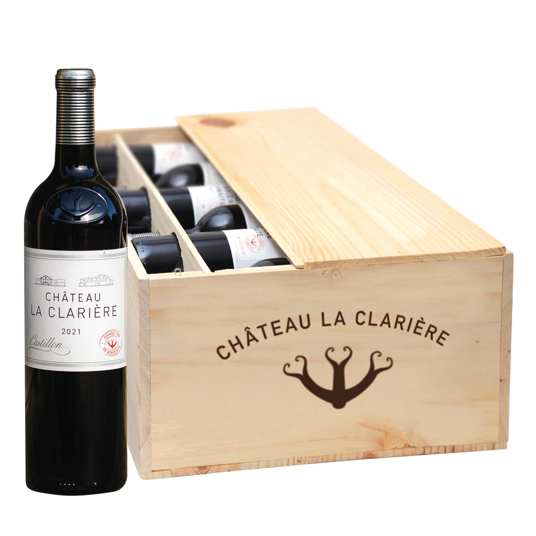 Chateau La Clariere (wooden case of 12)