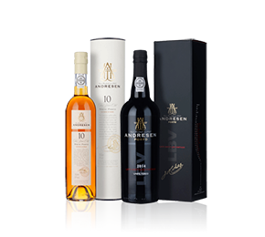 Andresen Late Bottled Vintage & White Port Tasting Duo 