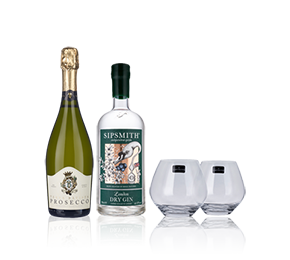Sipsmith Spritz Mix - Prosecco + London Dry + Glasses 