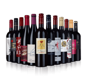red wine selection