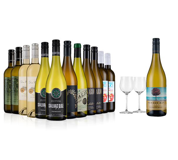 Whites of the decade with free bottle and glasses Whites of the decade with free bottle and glasses