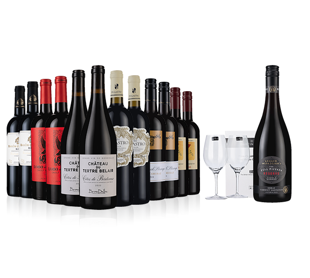 Reds of the Decade with free bottle and glasses Reds of the Decade with free bottle and glasses