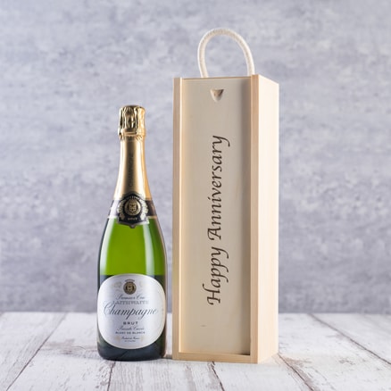 Happy Anniversary Box + Champagne Gift 