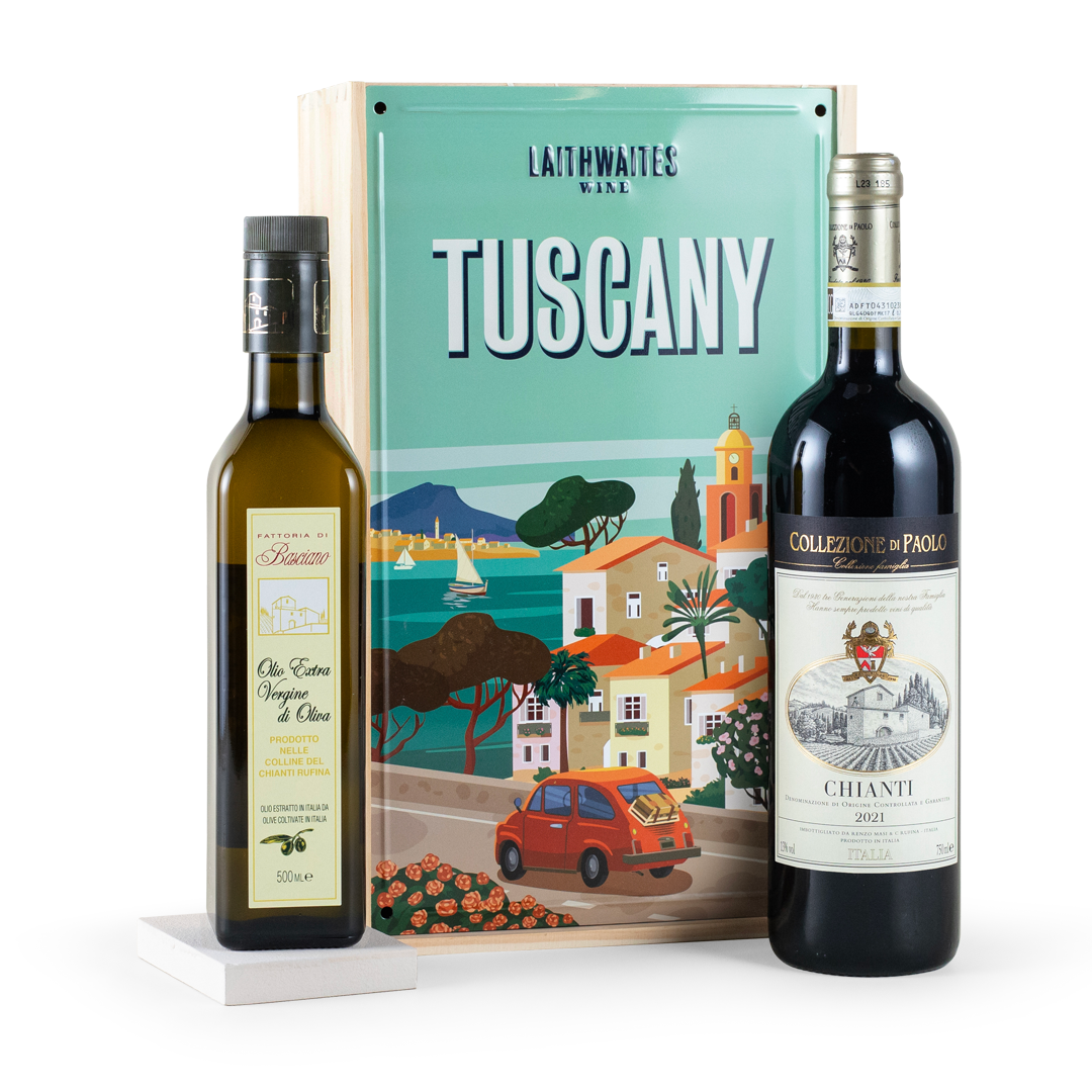 Tuscany Red Wine & Olive Oil Gift Tuscany Red Wine & Olive Oil Gift
