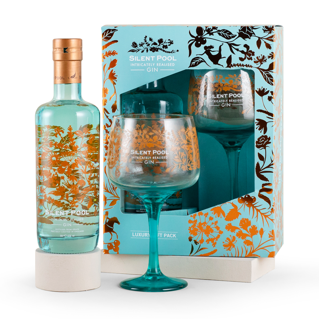 Silent Pool Gin & Glass Set Silent Pool Gin & Glass Set