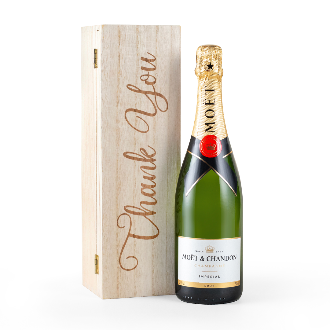 Thank You Champagne Moët & Chandon Gift Thank You Champagne Moët & Chandon Gift