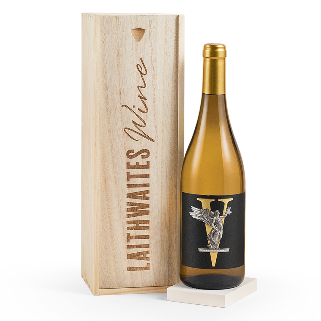 Luxury Italian White Wine in Wooden Gift Box