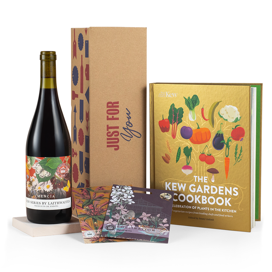 Kew Gardens Cook Book & Red Wine Gift Set