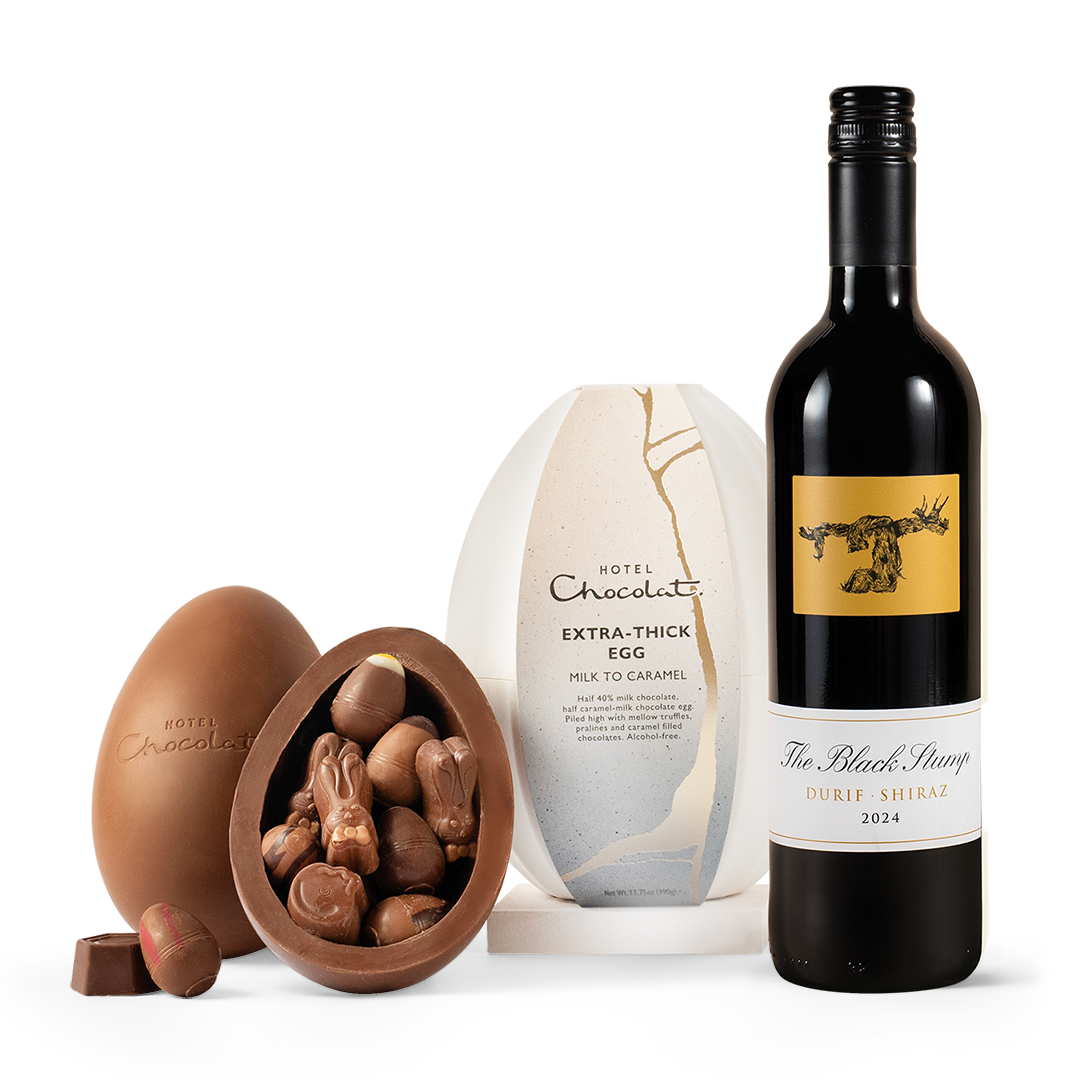 Hotel Chocolat Easter Egg & Red Wine Gift Set