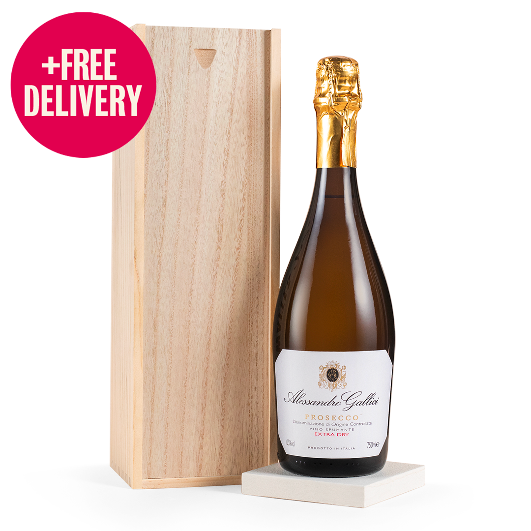 Alessandro Gallici Prosecco in Wooden Gift Box - Free Delivery* Alessandro Gallici Prosecco in Wooden Gift Box - Free Delivery*