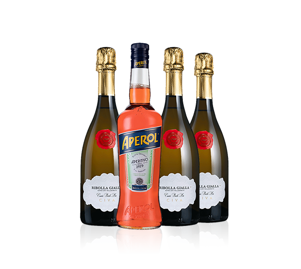 Aperol Spritz Mix - Prosecco Trio + Aperol 