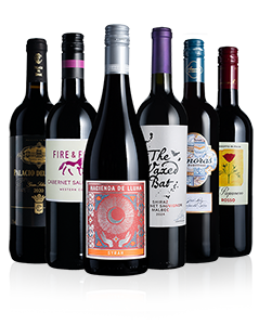 Celebration Six Red Wine Gift  - Free Delivery*